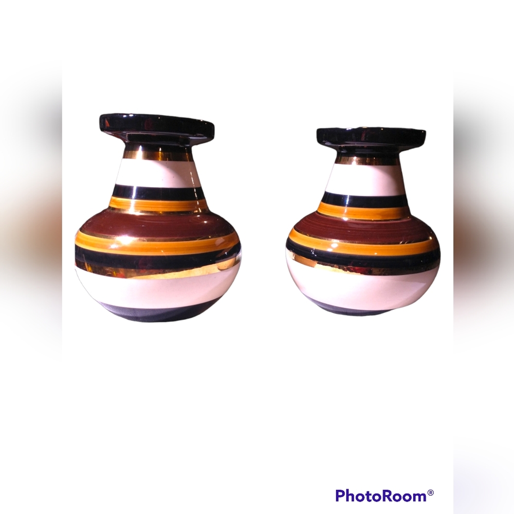 MCM Bitossi Italy Ceramic vases Aldo Londi